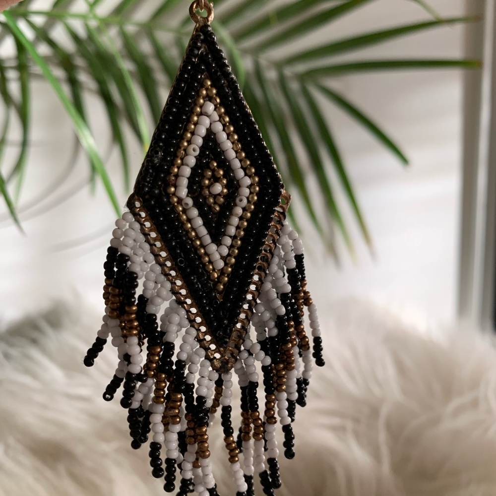 Bead/festival earrings
